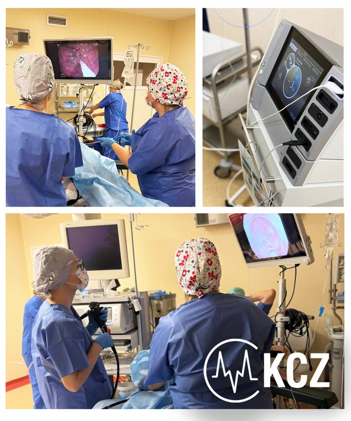 Zespół chirurgiczny w akcji.