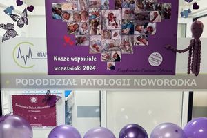 Dekoracja oddziału noworodków.