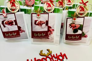 Świąteczne torby prezentowe.