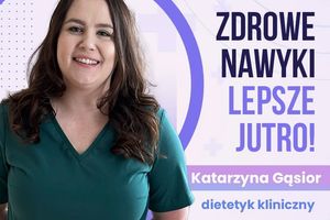 Dietetyk promujący zdrowe nawyki.