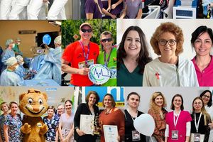 Zdjęcia z wydarzenia medycznego.