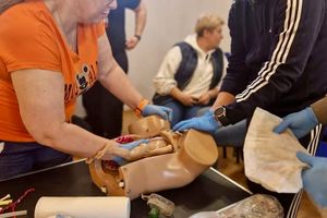 Trening pierwszej pomocy.