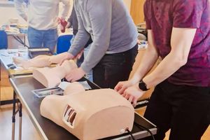 Szkolenie z resuscytacji krążeniowo-oddechowej.