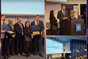 Uroczystość wręczenia nagród.