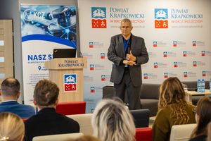 Prezentacja w podczas konferencji.