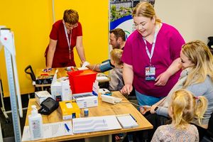 Zajęcia zdrowotne dla rodzin.