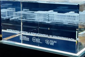 Model architektoniczny szpitala.