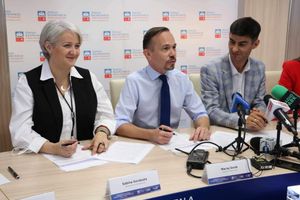 Konferencja prasowa z prelegentami.