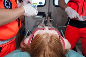 Zespół medyczny udzielający pomocy.